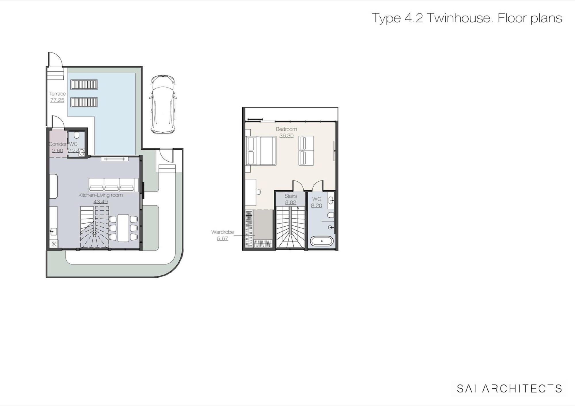Планировка Type 4.2 Twinhouse